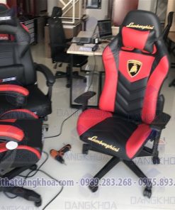 Ghế Gaming Lamborghini Màu đen và đỏ