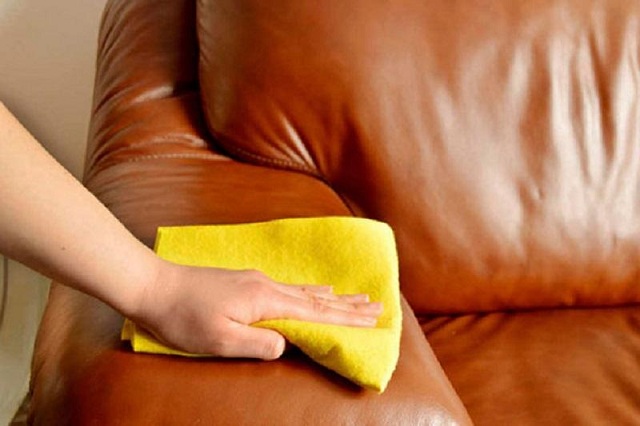 Các bước vệ sinh ghế sofa da