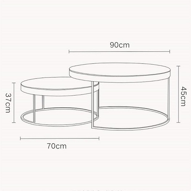 Chọn bàn có kích thước phù hợp với không gian phòng khách
