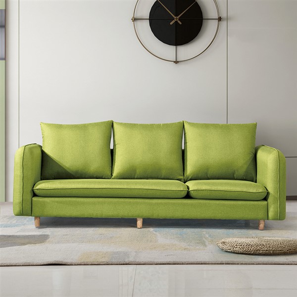 Sofa gam màu trung tính phù hợp với hầu hết các kiểu kiến trúc