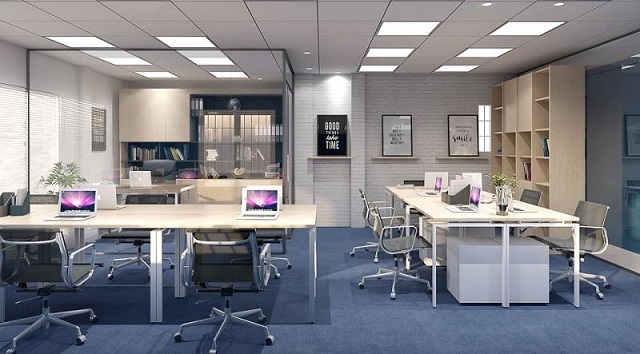 Báo giá thi công nội thất văn phòng chịu ảnh hưởng trực tiếp từ diện tích không gian thiết kế