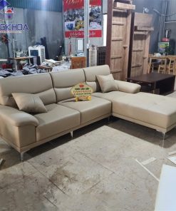 Xưởng sản xuất ghế sofa da chữ L – SFDK54