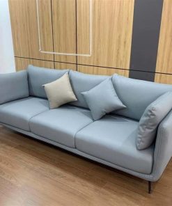Ghế sofa văng da cao cấp 2m màu kem – SFDK78