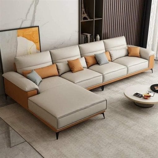 Bộ sofa da góc chữ L - SFDK131