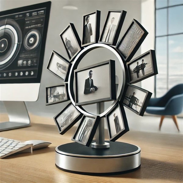 Khung ảnh lắc xoay (rotating frame)