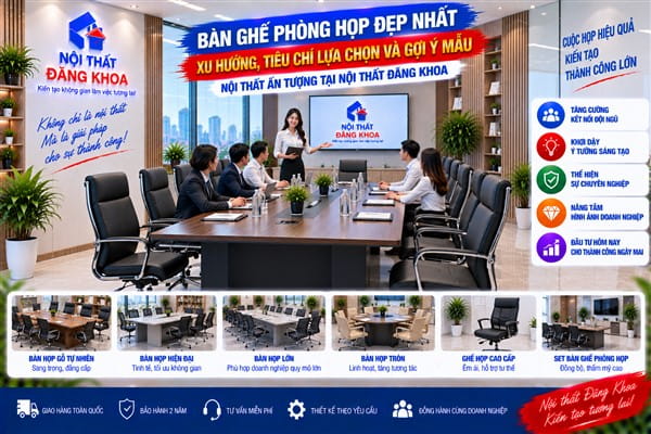Ảnh: Bàn ghế phòng họp thiết kế tối giản ngày càng được ưa chuộng