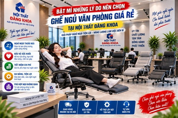 Ảnh: Xác định nhu cầu thực tế trước khi mua ghế ngủ văn phòng