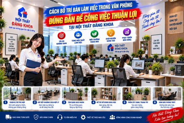 Ảnh: Ưu tiên đặt bàn làm việc ở nơi có đủ ánh sáng