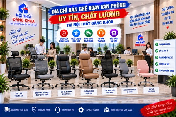 Ảnh: Mua ghế xoay văn phòng trên các sàn thương mại điện tử uy tín