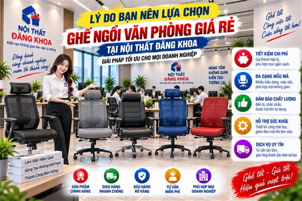 Ảnh: Xác định ngân sách trước khi mua ghế ngồi văn phòng giá rẻ