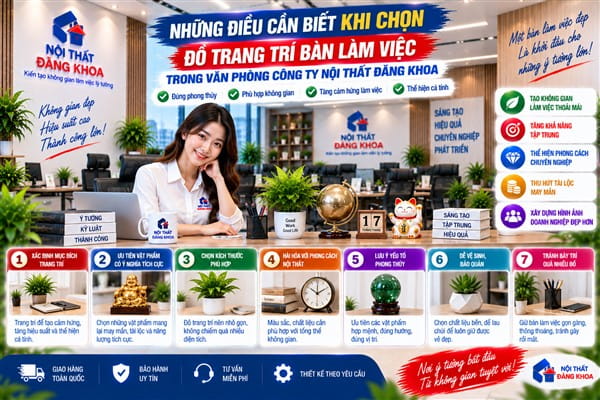Ảnh: Không chạy theo xu hướng khi lựa chọn đồ decor bàn làm việc