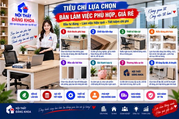 Ảnh: Xác định nhu cầu sử dụng bàn làm việc