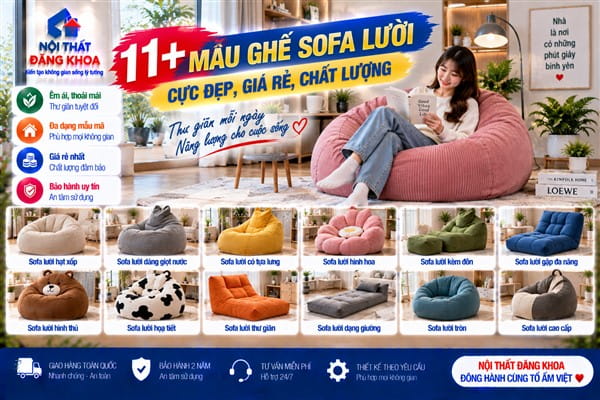 Ảnh: Ghế sofa lười phù hợp với không gian thư giãn tại nhà