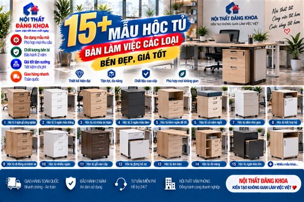 Ảnh: Ưu điểm hộc tủ bàn làm việc