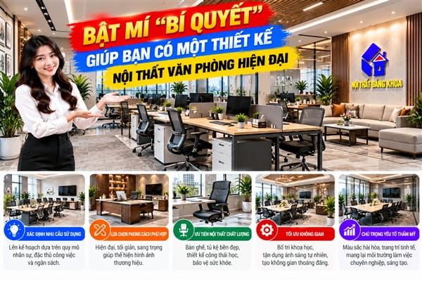 Ảnh: Thiết kế văn phòng làm việc phù hợp hỗ trợ hoạt động của từng bộ phận