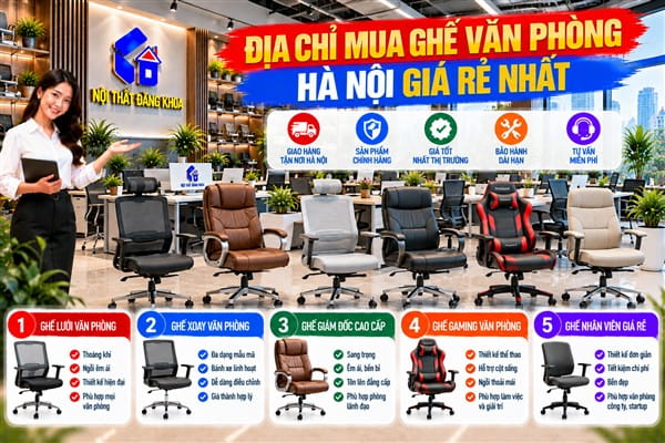 Ảnh: Tại sao ghế văn phòng giá rẻ vẫn “tốt” nếu biết chọn đúng?
