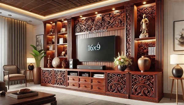 Kệ tivi gỗ hương hiện đại, chất lượng, giá rẻ