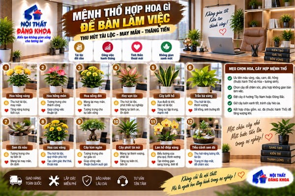 Ảnh: Hoa Đồng Tiền màu cam tạo điểm nhấn năng động cho bàn làm việc