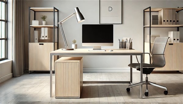 10 Mẫu Bàn Làm Việc MDF Giá Tốt, Thiết Kế Hiện Đại