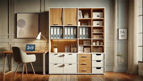 9 Mẫu Tủ Tài Liệu 3 Buồng Thiết Kế Đẹp, Đa Năng, Giá Tốt