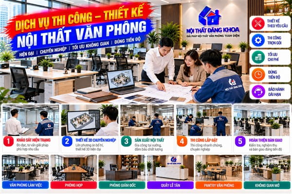 Ảnh: Dịch Vụ Thi Công – Thiết Kế Nội Thất Văn Phòng