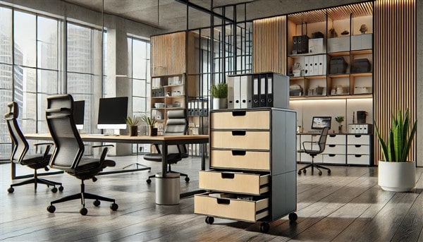 Hộc tủ di động tối ưu hóa không gian và nhu cầu sử dụng của người dùng: Giải pháp lưu trữ thông minh cho văn phòng và gia đình
