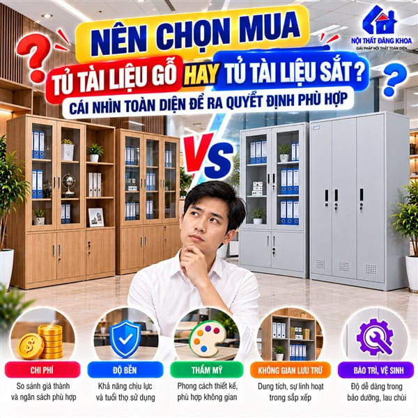 Tủ tài liệu giúp sắp xếp hồ sơ khoa học và tiết kiệm thời gian tìm kiếm