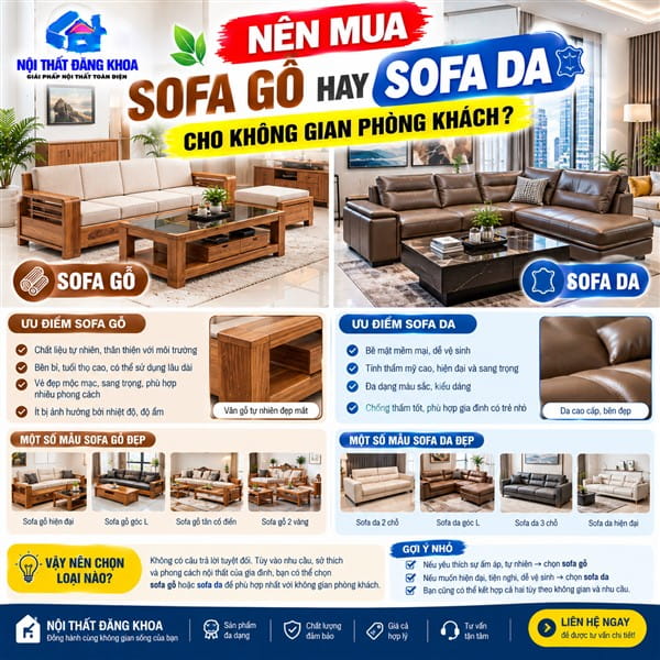 Sofa da là gì? Những đặc điểm của ghế sofa da hiện đại