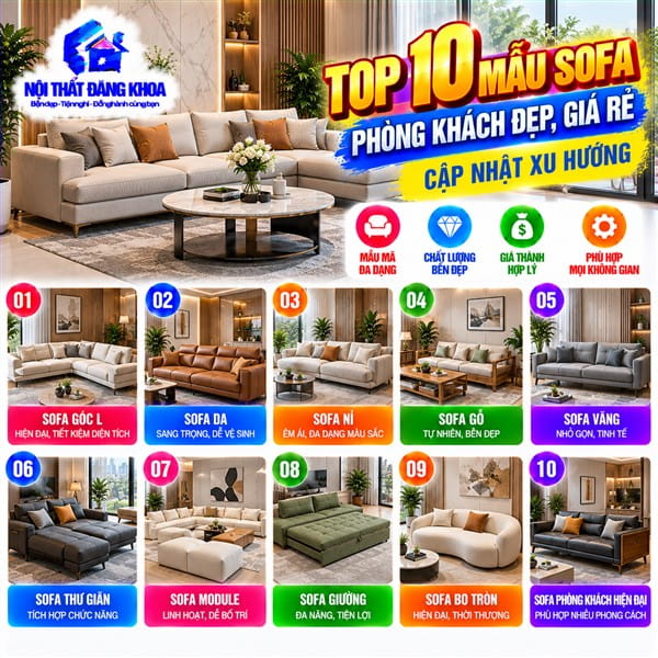 Thiết kế sofa đơn giản giúp giảm giá thành mà vẫn đảm bảo tính thẩm mỹ