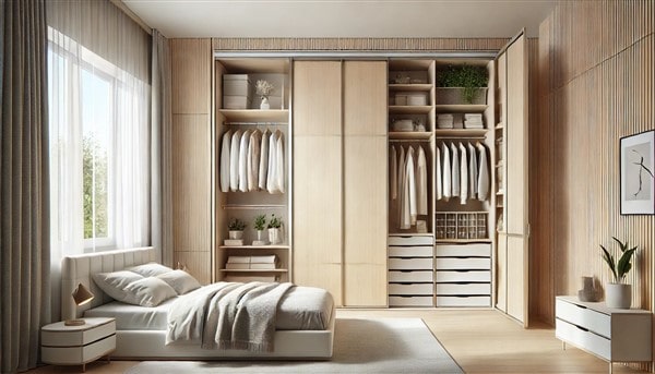 10+ Mẫu Tủ Quần Áo Âm Tường Tiện Lợi, Tiết Kiệm Không Gian