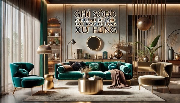 11+ Mẫu Ghế Sofa Bọc Nhung Cao Cấp Bắt Kịp Xu Hướng