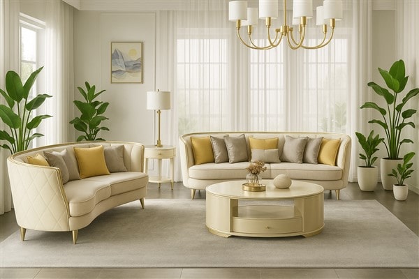 Kết hợp ghế sofa với thảm trải sàn như thế nào?