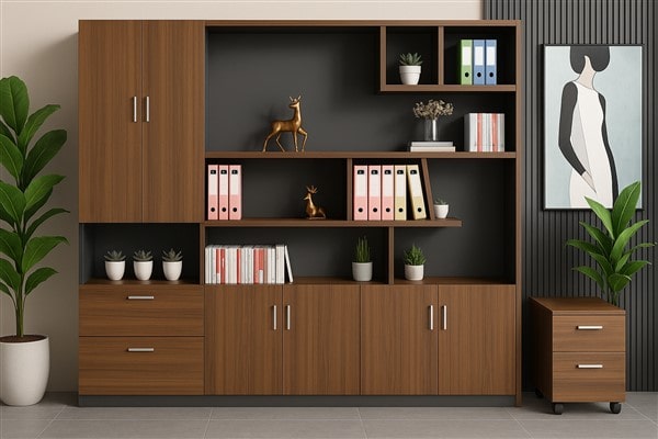 Tủ văn phòng màu đen – Sang trọng, quyền lực