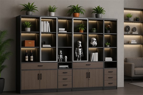 Ứng dụng tủ văn phòng trong không gian mở