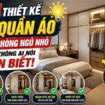 7 Mẹo Thiết Kế Tủ Quần Áo Cho Phòng Ngủ Nhỏ Đẹp Và Tiết Kiệm Diện Tích ⭐